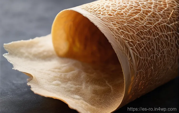 콤부차 가죽을 활용한 문화상품 개발 - Image Prompt 1: The Essence of SCOBY Biomaterial** 콤부차 가죽을 활용한 문화상품 개발 - Image Prompt 1: The Essence of SCOBY Biomaterial**